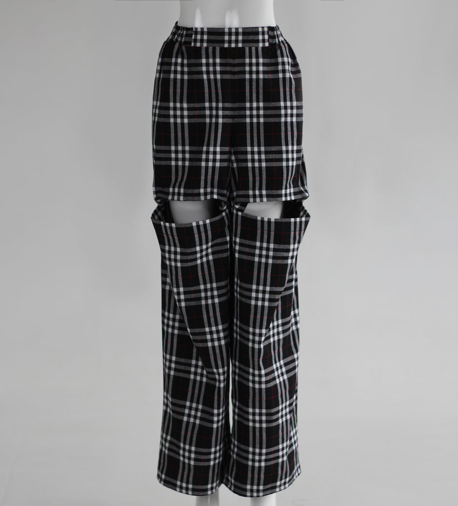 Y.S. SOKOL BLACK CHECK SUIT