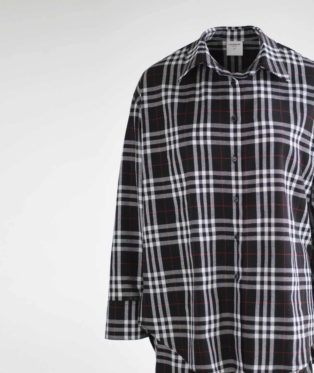 Y.S. SOKOL BLACK CHECK SUIT