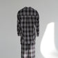 Y.S. SOKOL BLACK CHECK SUIT