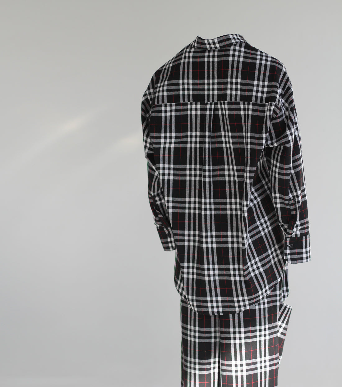 Y.S. SOKOL BLACK CHECK SUIT