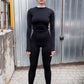 Dark Opium leggings set in black