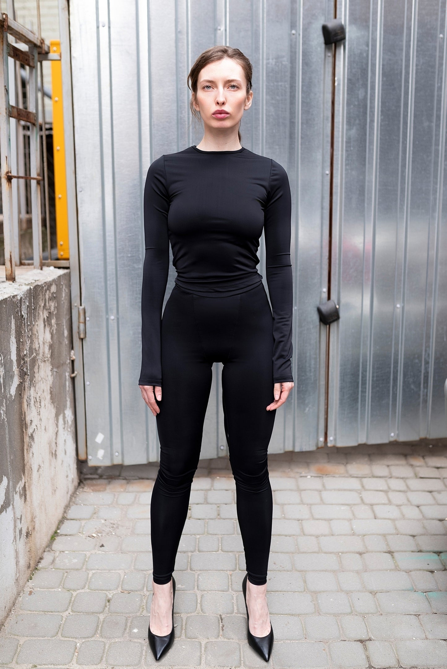 Dark Opium leggings set in black