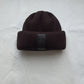 KLLRS ACRYLIC & BLACK IGUANA GENUINE LEATHER HAT