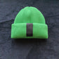 KLLRS ACRYLIC & BLACK IGUANA GENUINE LEATHER HAT
