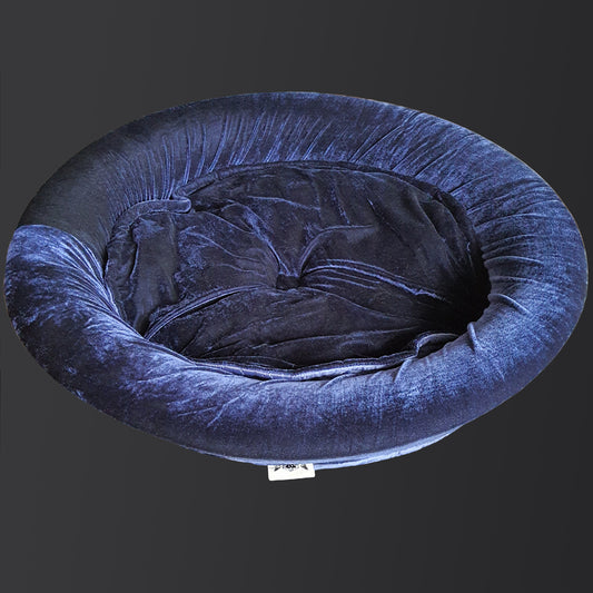 MI6E Animal bed Dark Blue Velvet