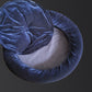 MI6E Animal bed Dark Blue Velvet